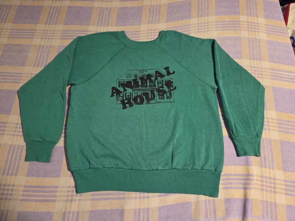 Vintage Animal House Fraternity Sweatshirt 80s 1986 Beta Theta Pledge Dance USA